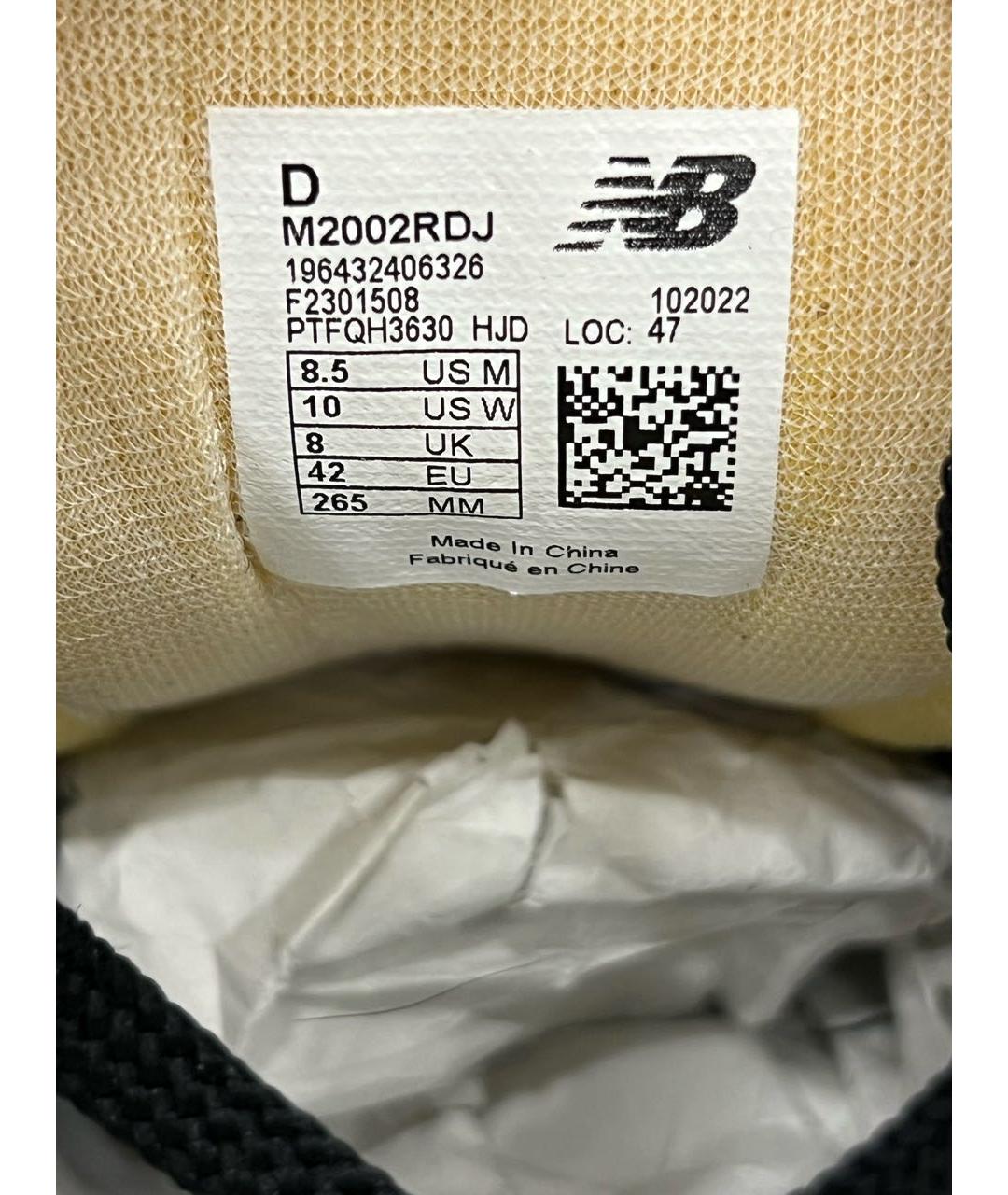 NEW BALANCE Черные замшевые низкие кроссовки / кеды, фото 3