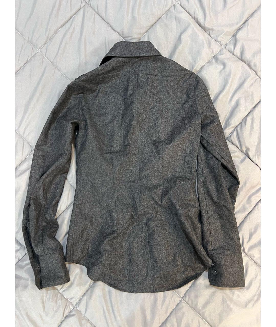 STELLA MCCARTNEY Серая шерстяная рубашка, фото 2