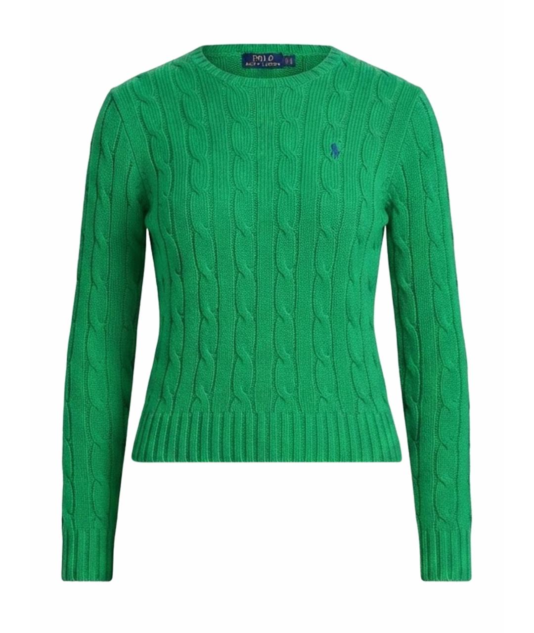 POLO RALPH LAUREN Зеленый джемпер / свитер, фото 1