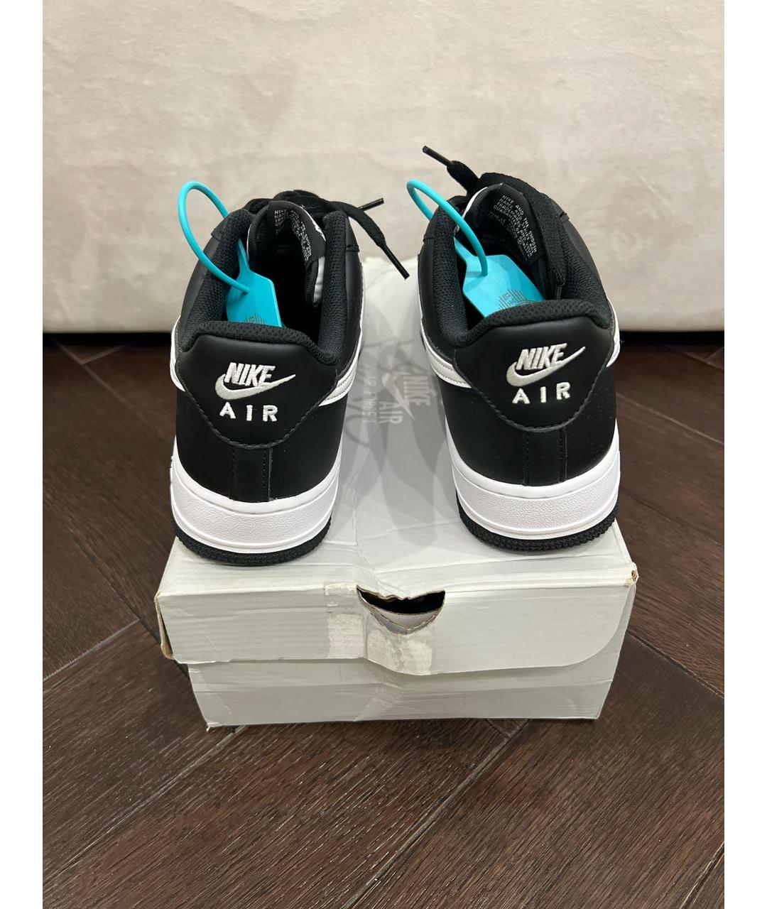 NIKE Белые кожаные низкие кроссовки / кеды, фото 2