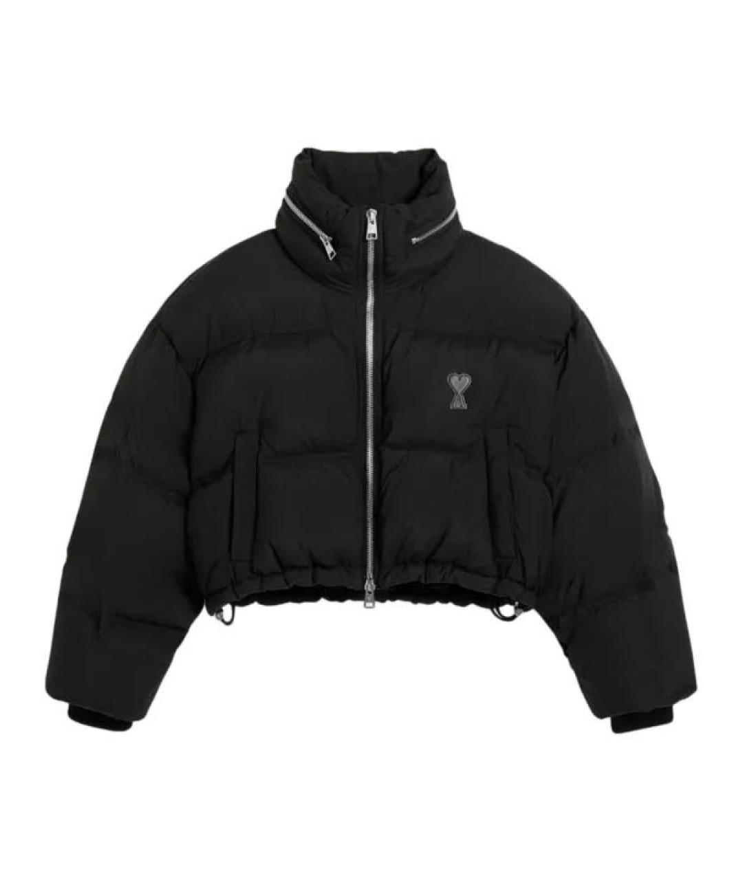 Ami Paris Черный пуховик, фото 1