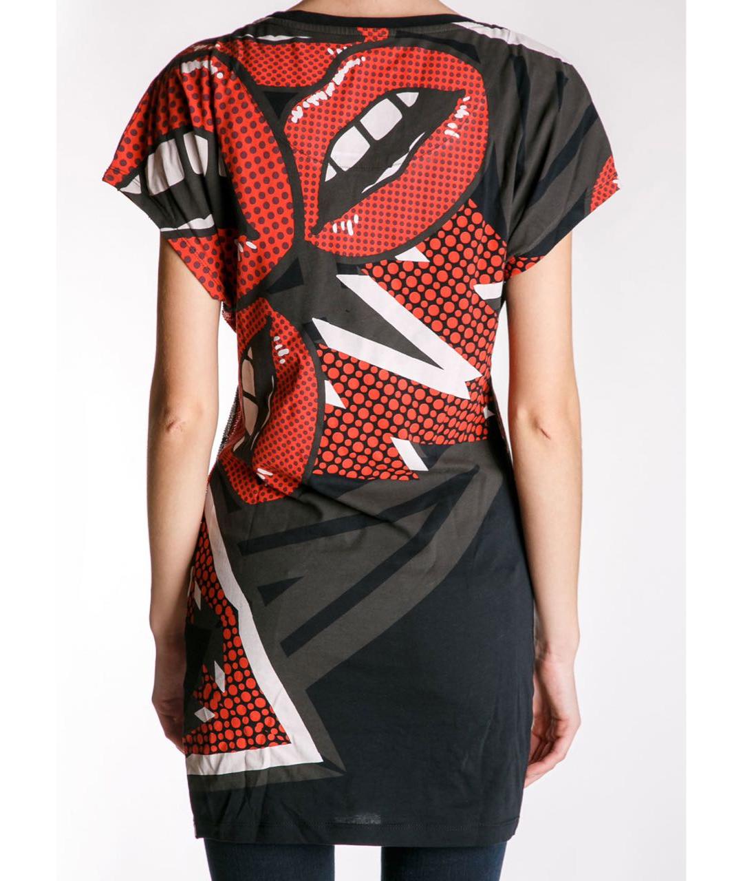 PHILIPP PLEIN Мульти хлопковая футболка, фото 3