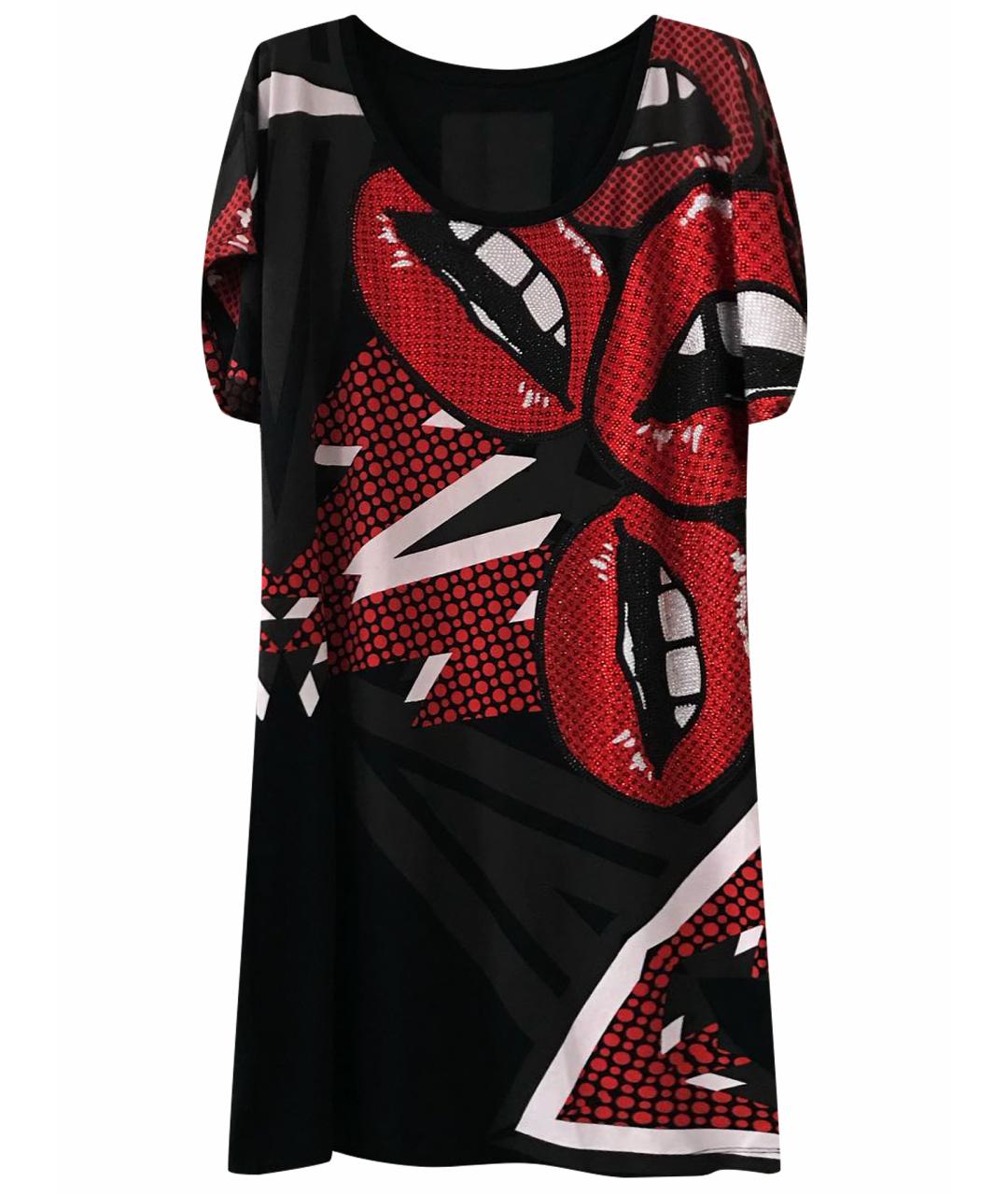 PHILIPP PLEIN Мульти хлопковая футболка, фото 1