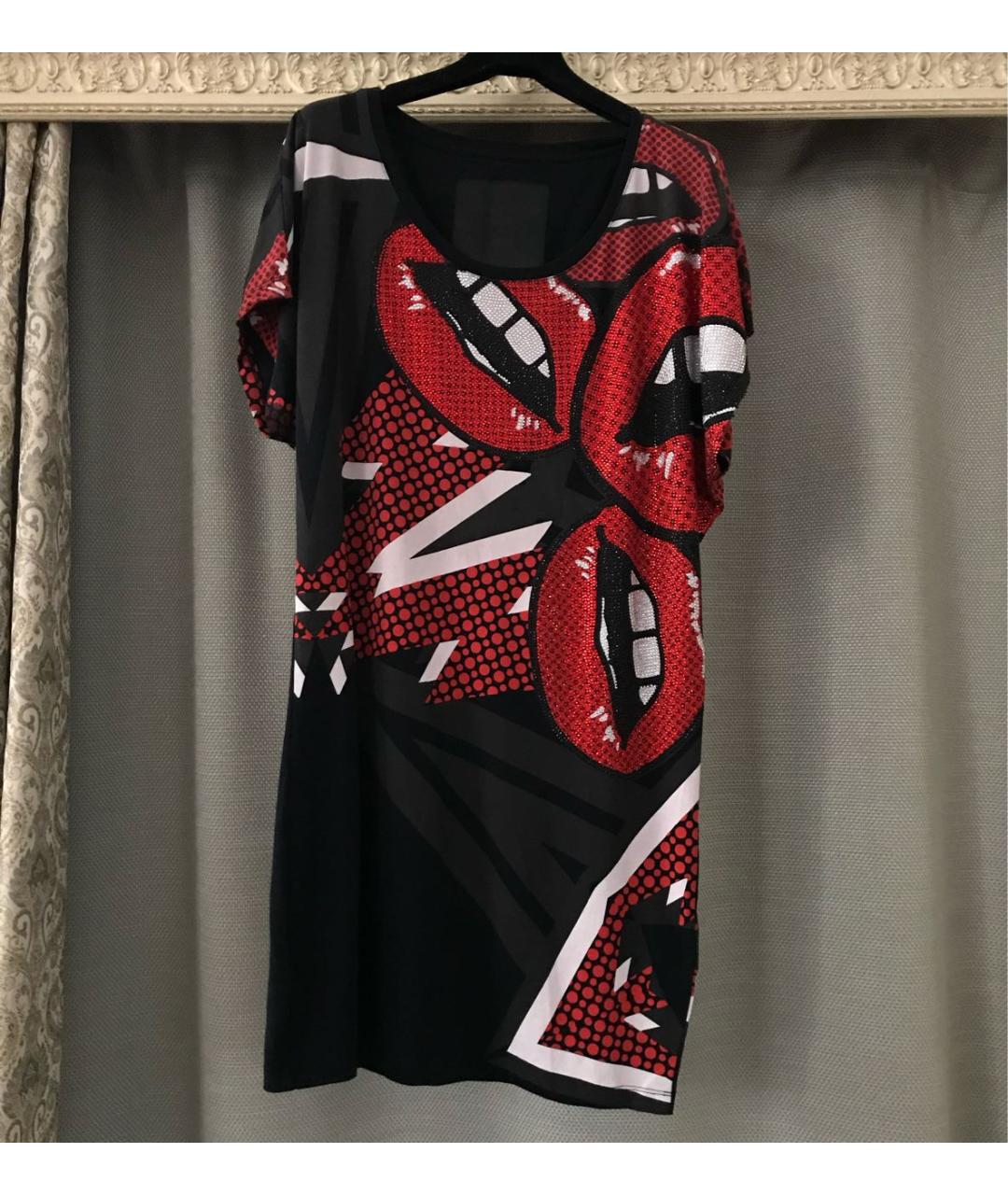 PHILIPP PLEIN Мульти хлопковая футболка, фото 9