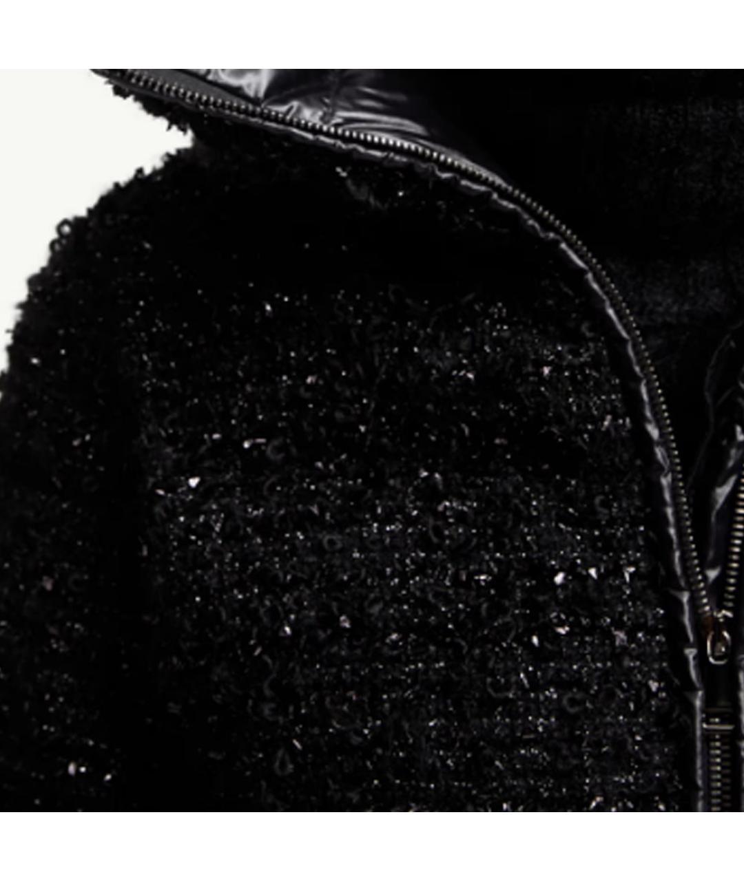 MONCLER Черный пуховик, фото 5
