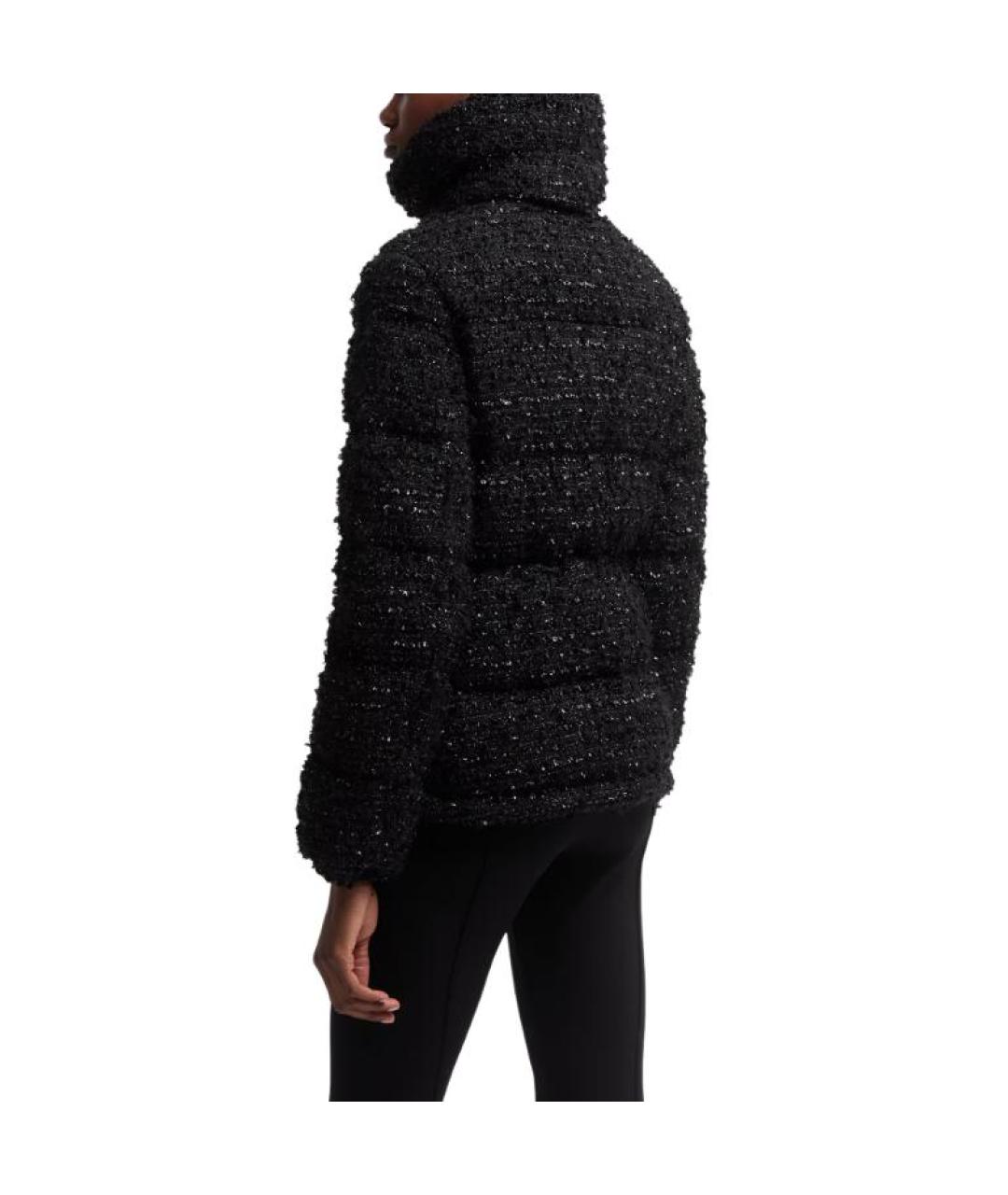 MONCLER Черный пуховик, фото 4