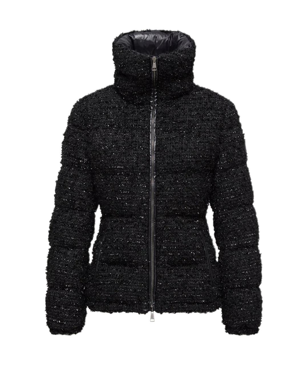 MONCLER Черный пуховик, фото 1