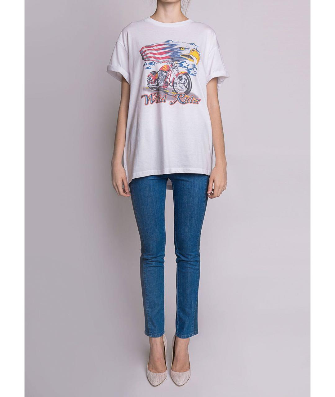 FORTE COUTURE Белая хлопковая футболка, фото 5