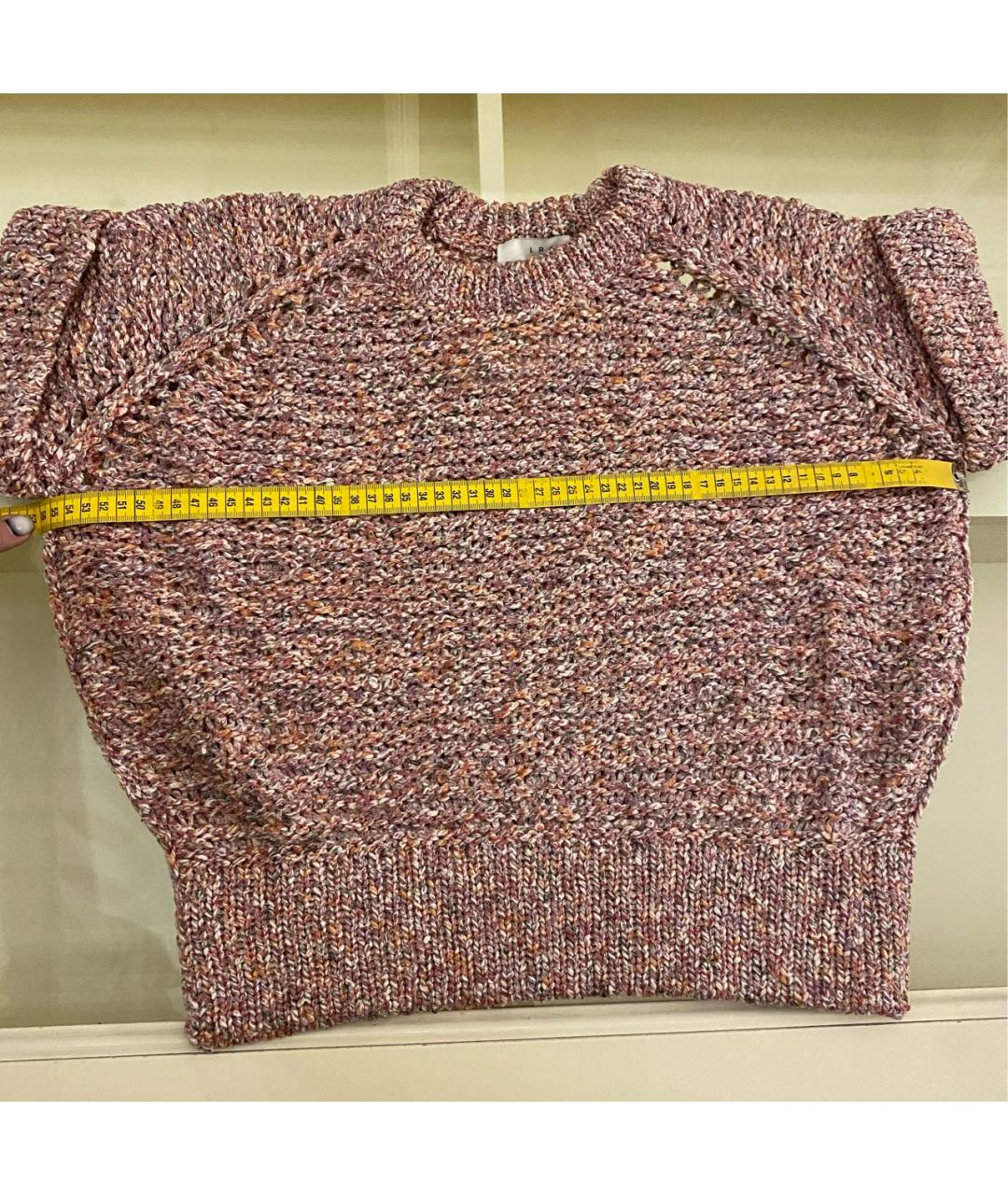 IRO Розовый хлопковый джемпер / свитер, фото 8
