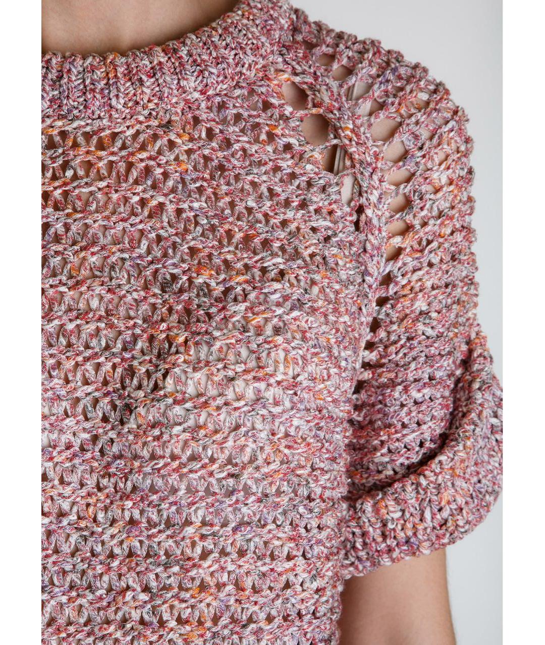 IRO Розовый хлопковый джемпер / свитер, фото 4