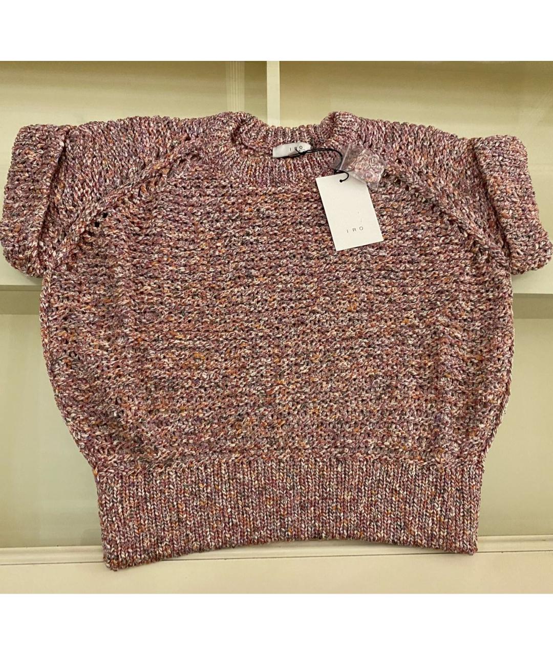 IRO Розовый хлопковый джемпер / свитер, фото 6