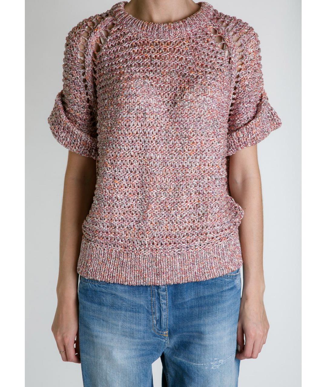 IRO Розовый хлопковый джемпер / свитер, фото 2