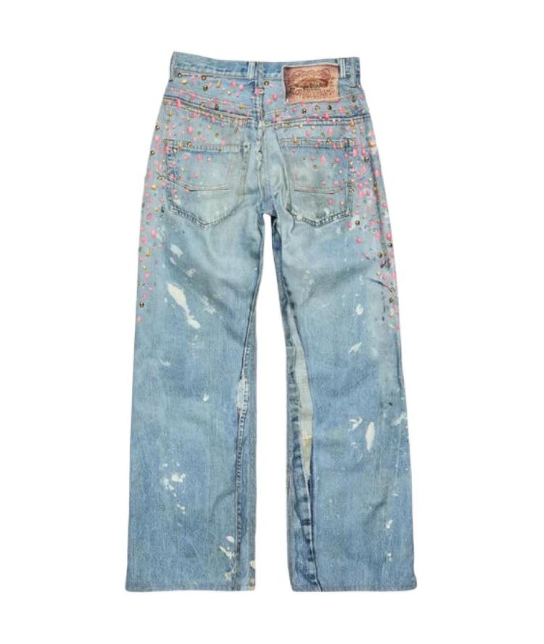 ACNE STUDIOS Синие прямые джинсы, фото 2