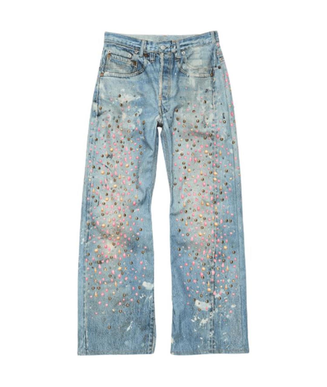 ACNE STUDIOS Синие прямые джинсы, фото 1