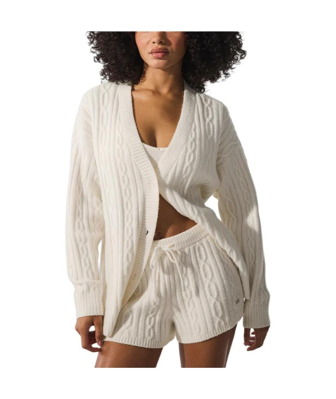 ALO YOGA Бежевый кардиган, фото 3