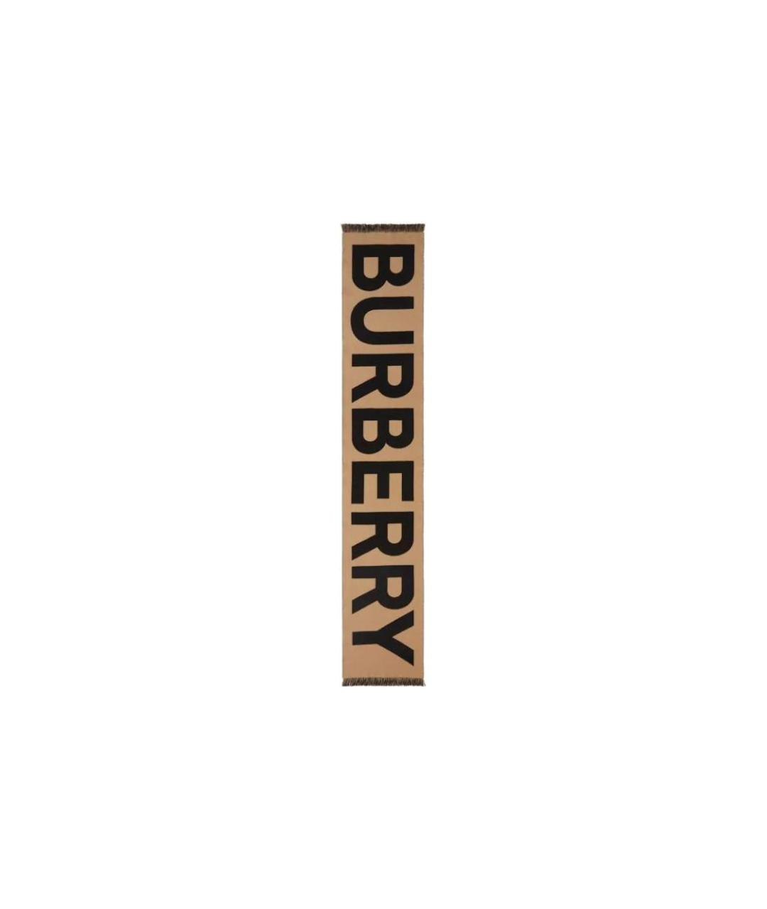 BURBERRY Коричневый шарф, фото 2