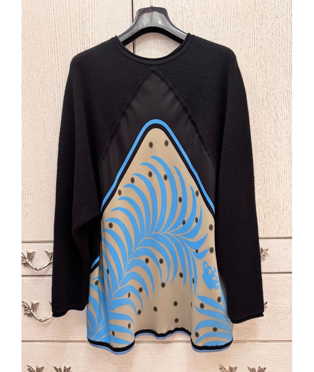 HERMES Черный кашемировый джемпер / свитер, фото 7