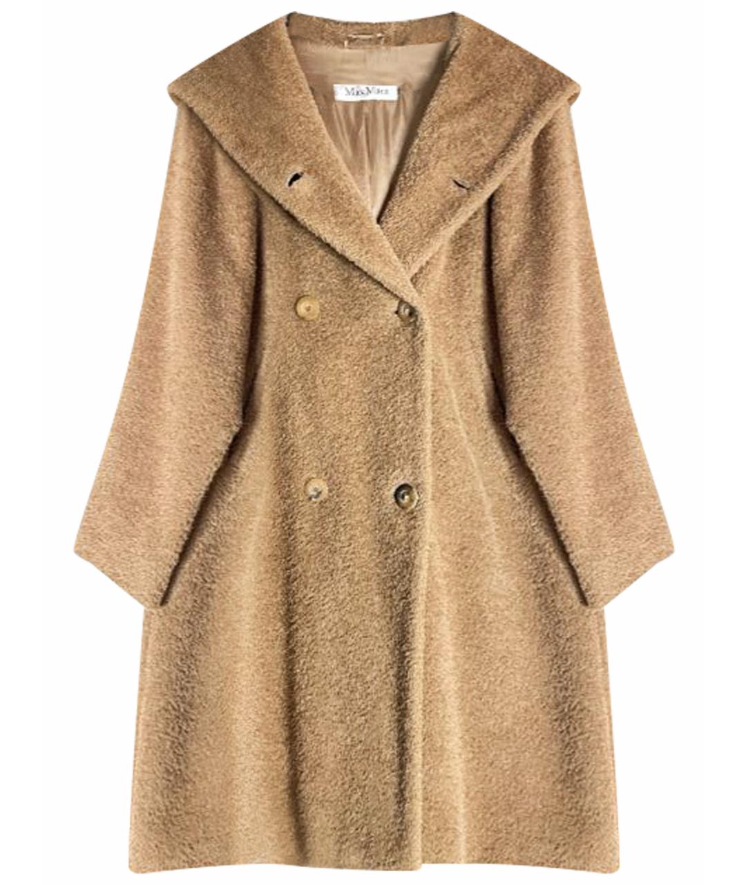 MAX MARA Бежевое шерстяное пальто, фото 1