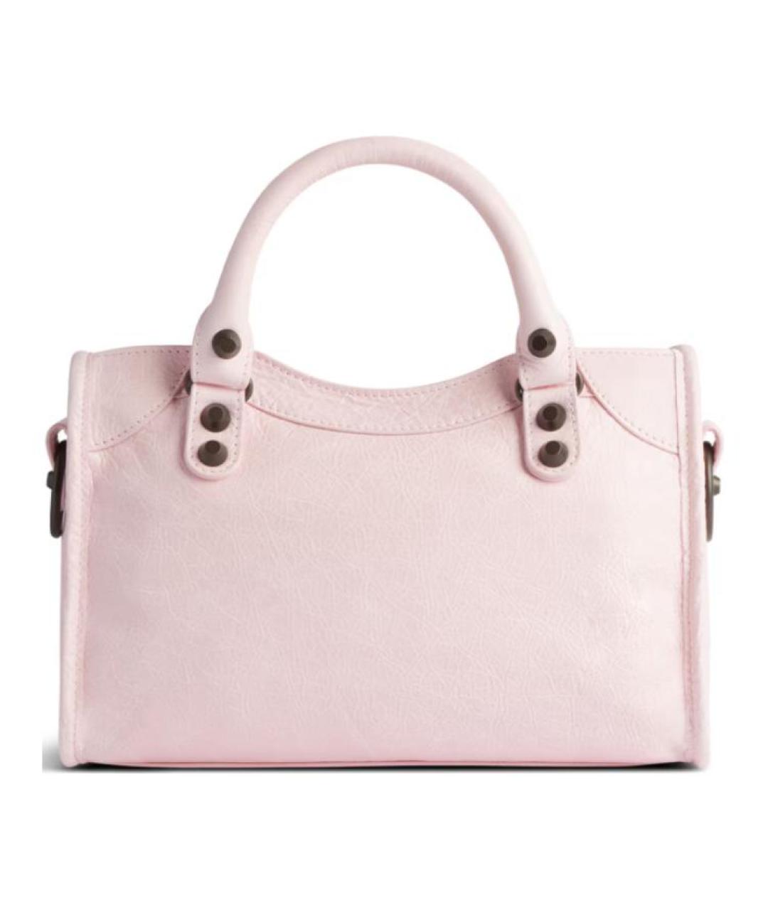 BALENCIAGA Розовая хлопковая сумка через плечо, фото 5