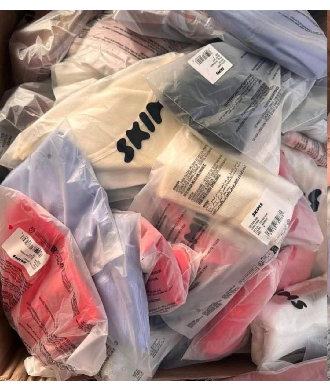 SKIMS Бордовая хлопковая футболка, фото 8