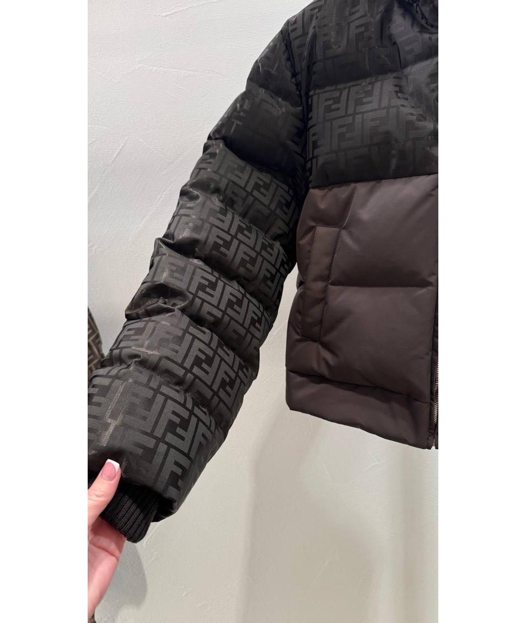 FENDI Коричневая куртка, фото 4