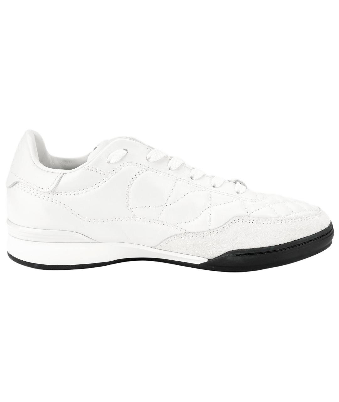 CHANEL Белые замшевые кроссовки, фото 2