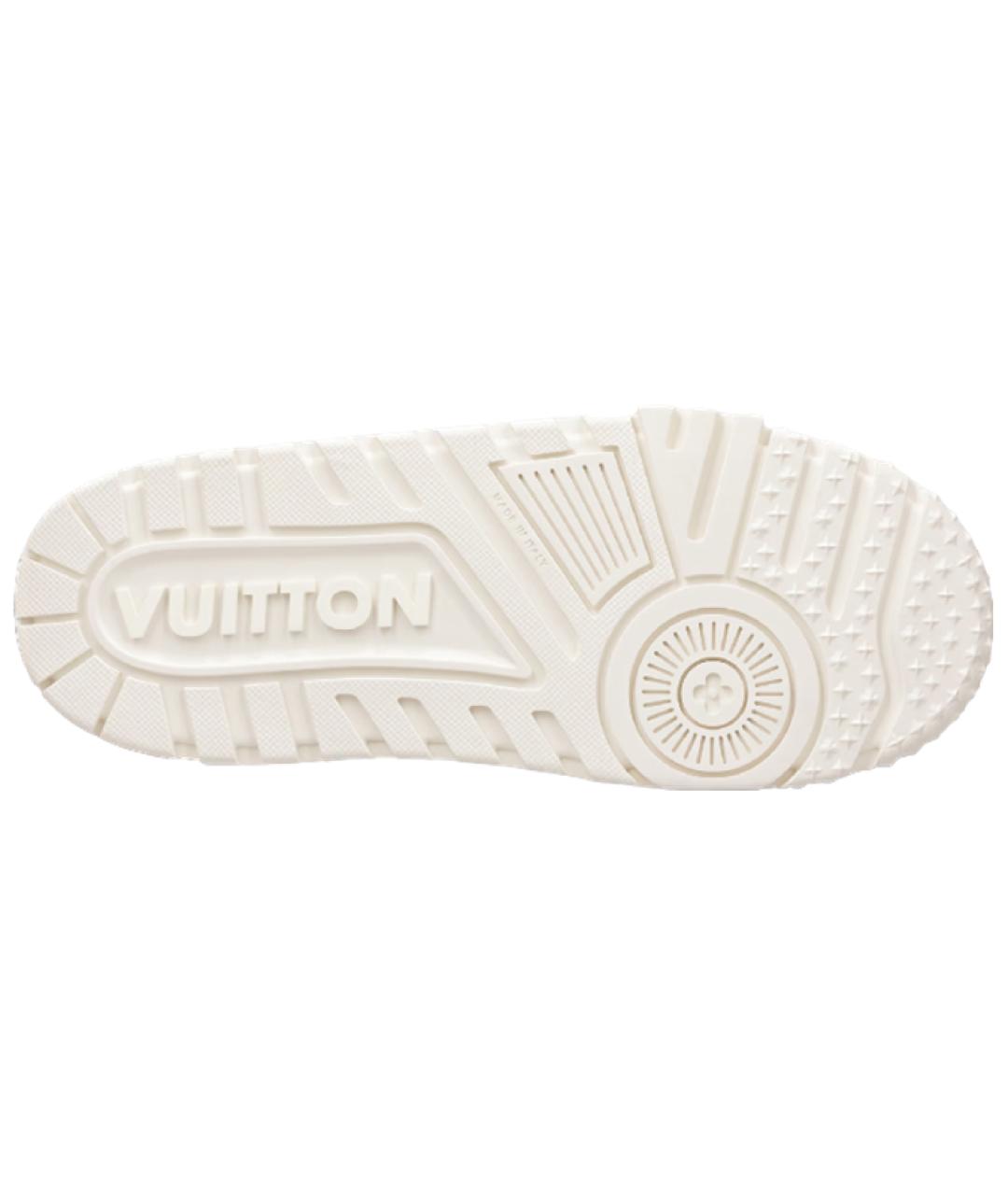 LOUIS VUITTON Белые низкие кроссовки / кеды, фото 5