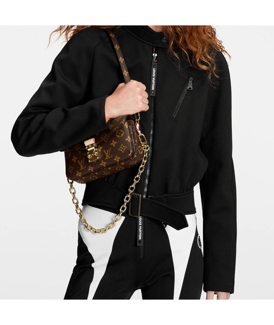 LOUIS VUITTON Коричневая сумка через плечо, фото 8