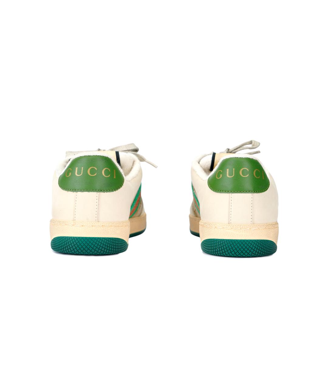 GUCCI Мульти кожаные кеды, фото 4