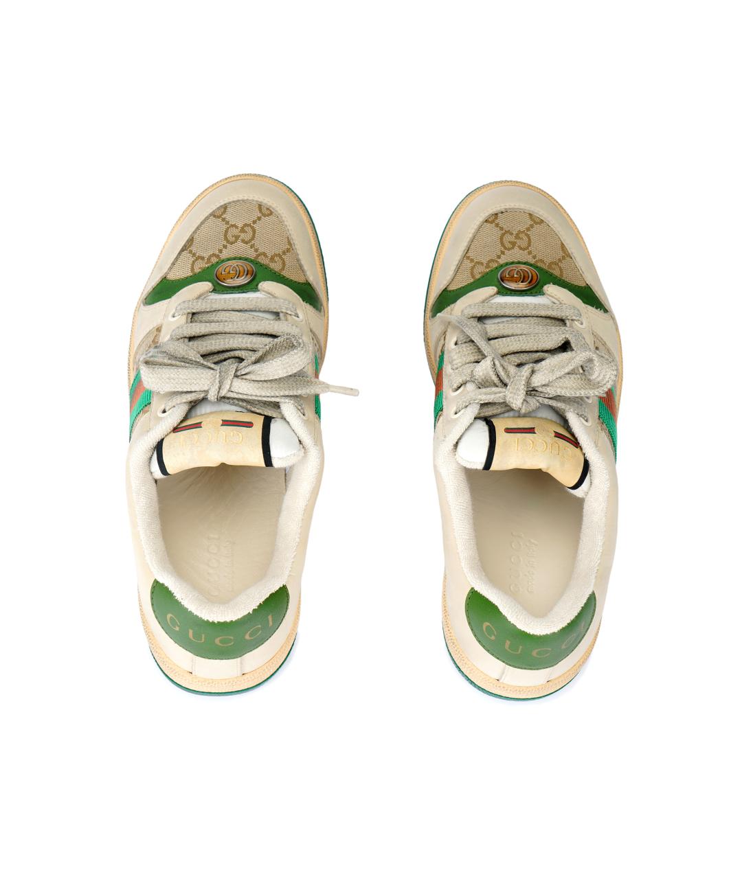 GUCCI Мульти кожаные кеды, фото 3