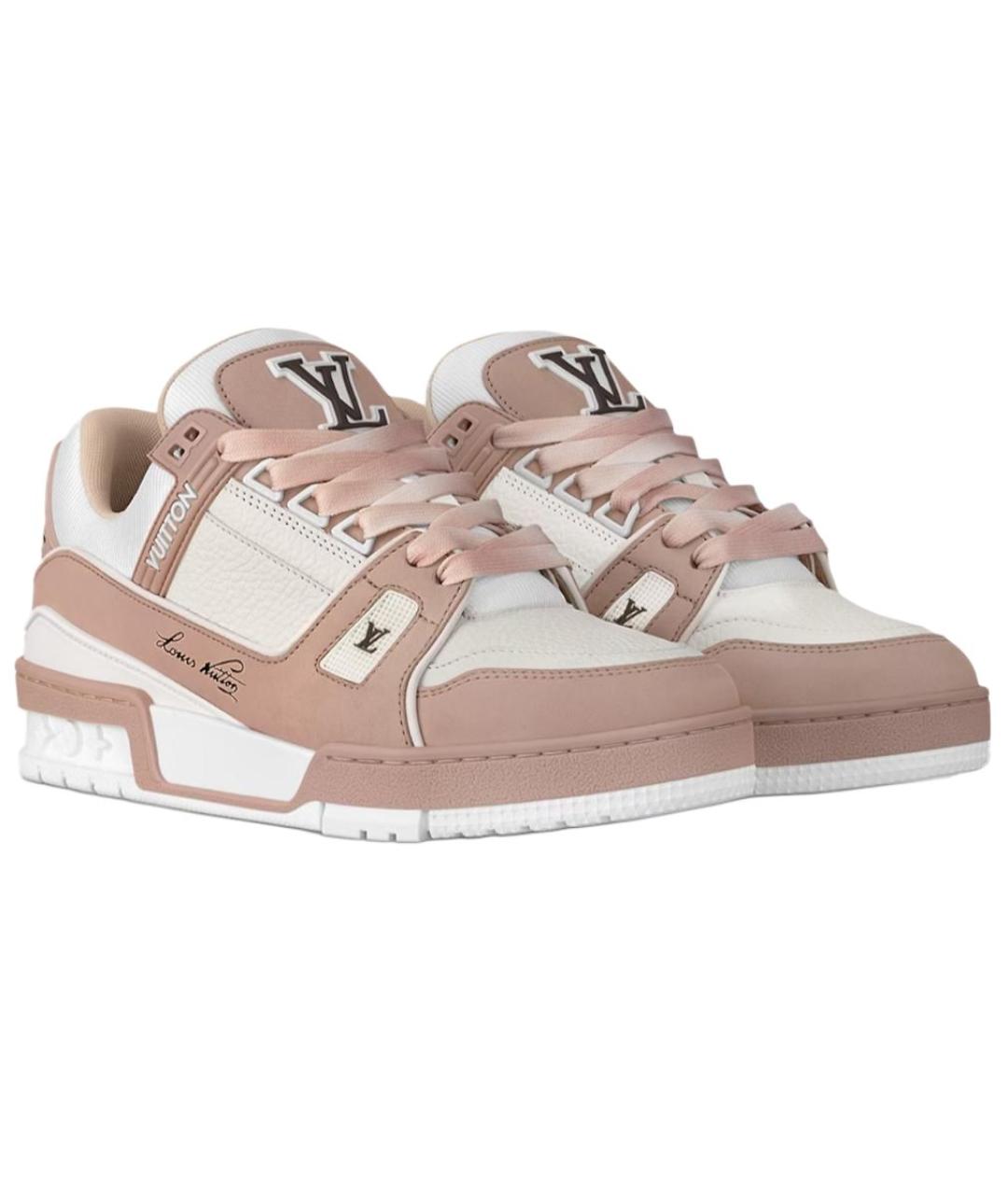 LOUIS VUITTON Мульти кожаные кроссовки, фото 3