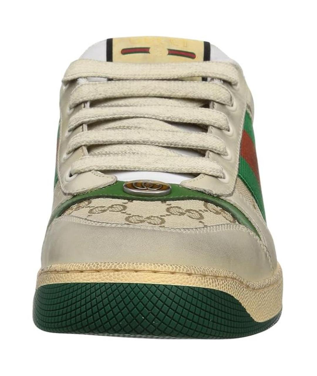 GUCCI Мульти кожаные низкие кроссовки / кеды, фото 5