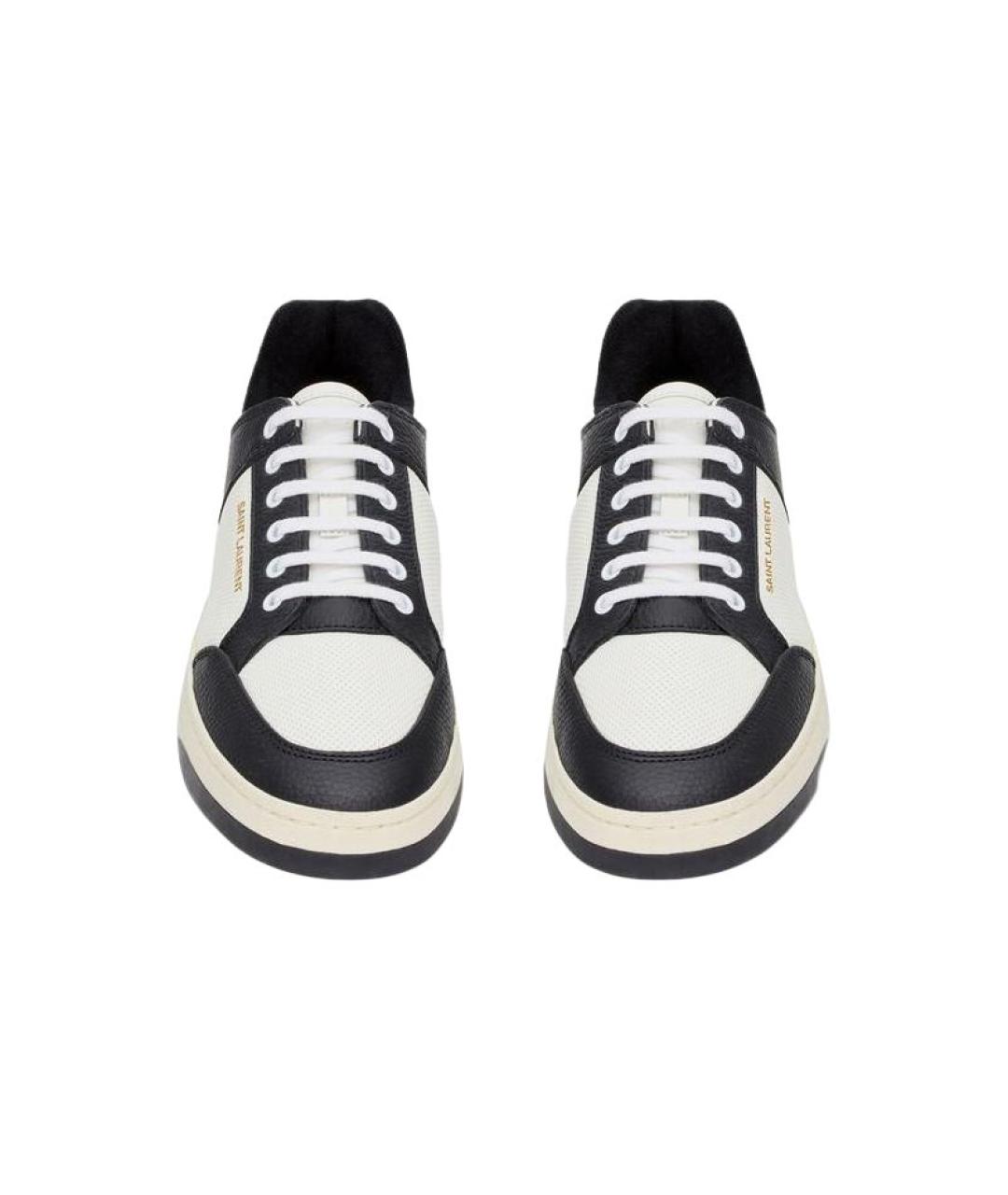 SAINT LAURENT Мульти кожаные низкие кроссовки / кеды, фото 4