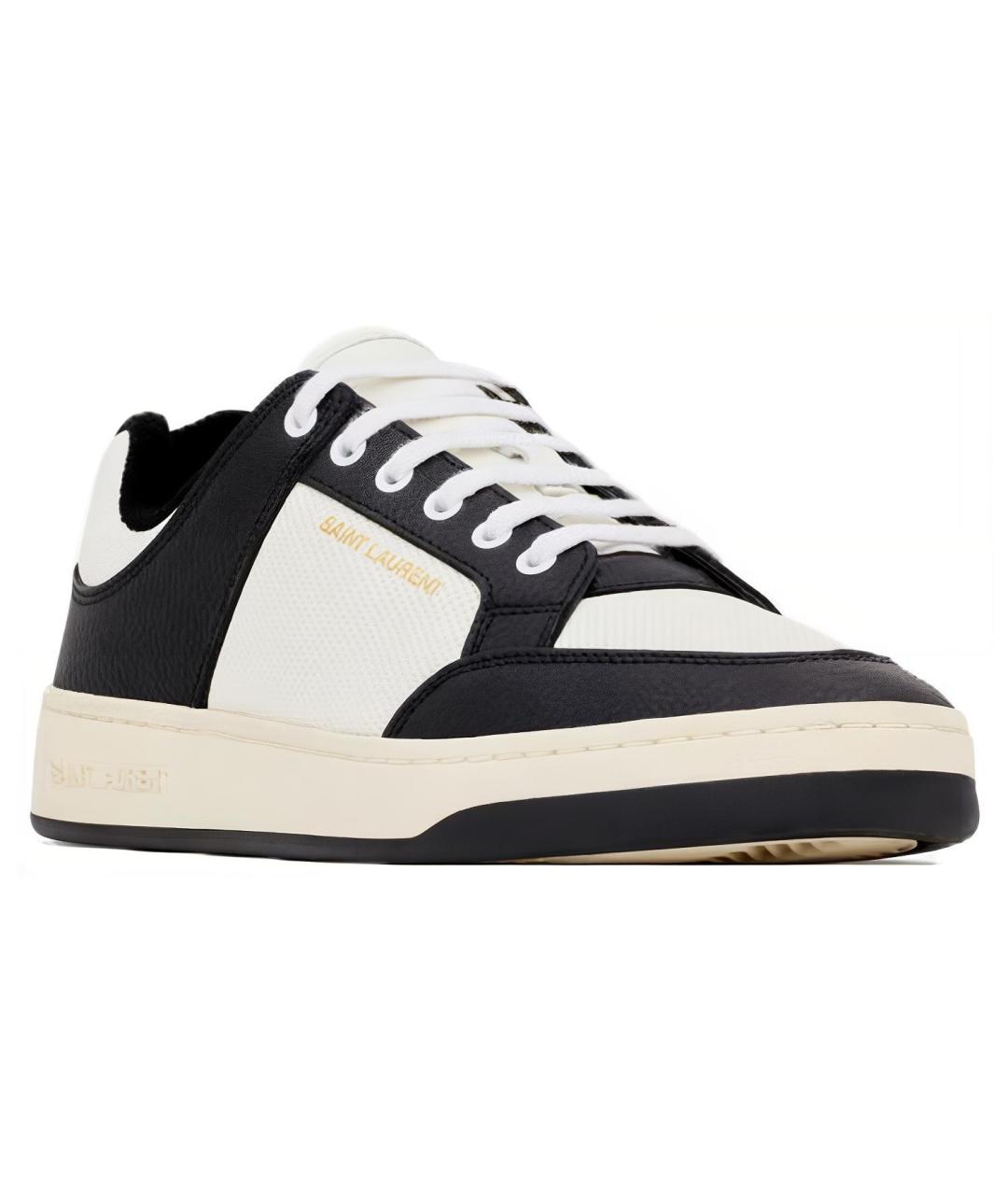 SAINT LAURENT Мульти кожаные низкие кроссовки / кеды, фото 3