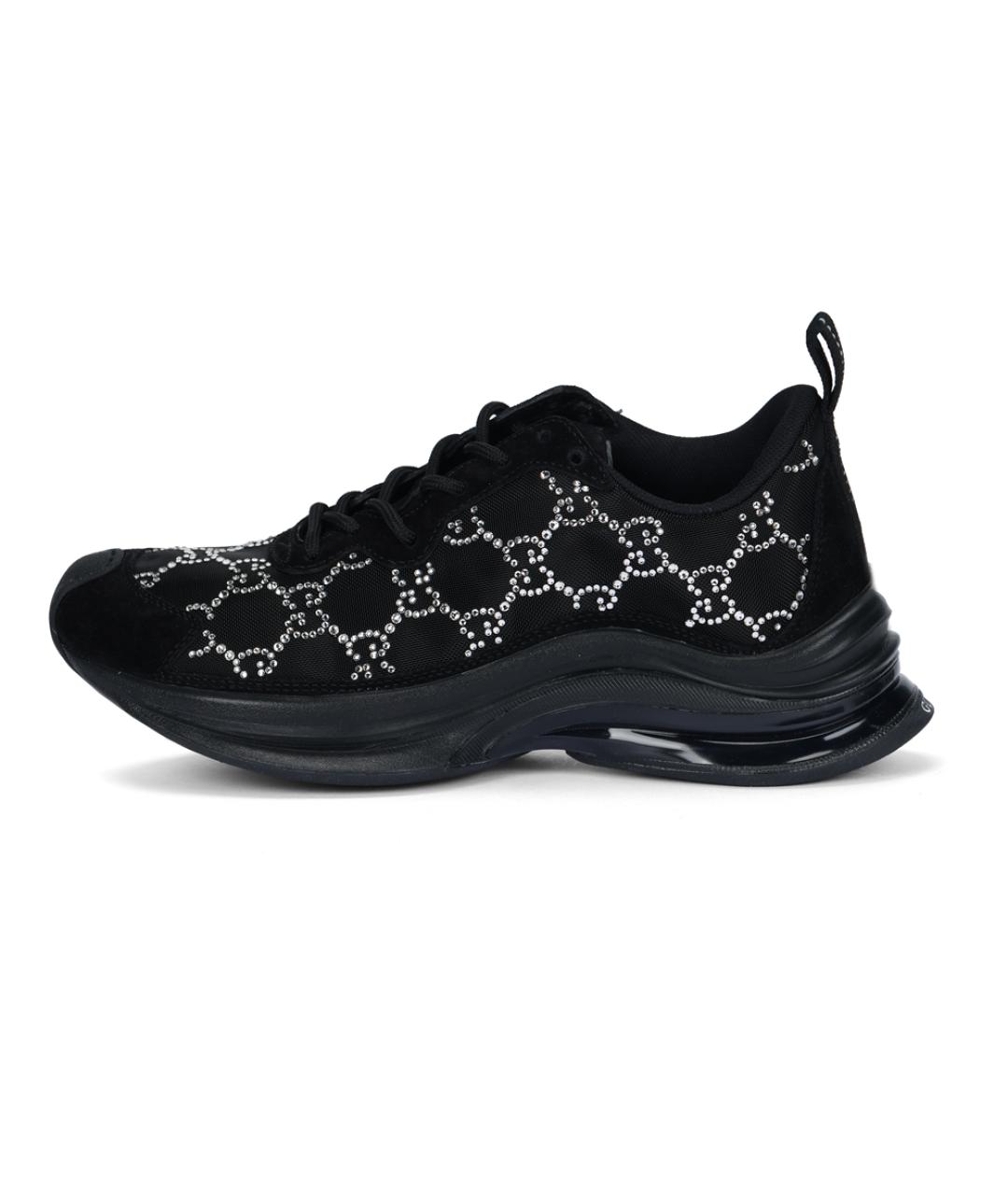 GUCCI Черные текстильные кроссовки, фото 2