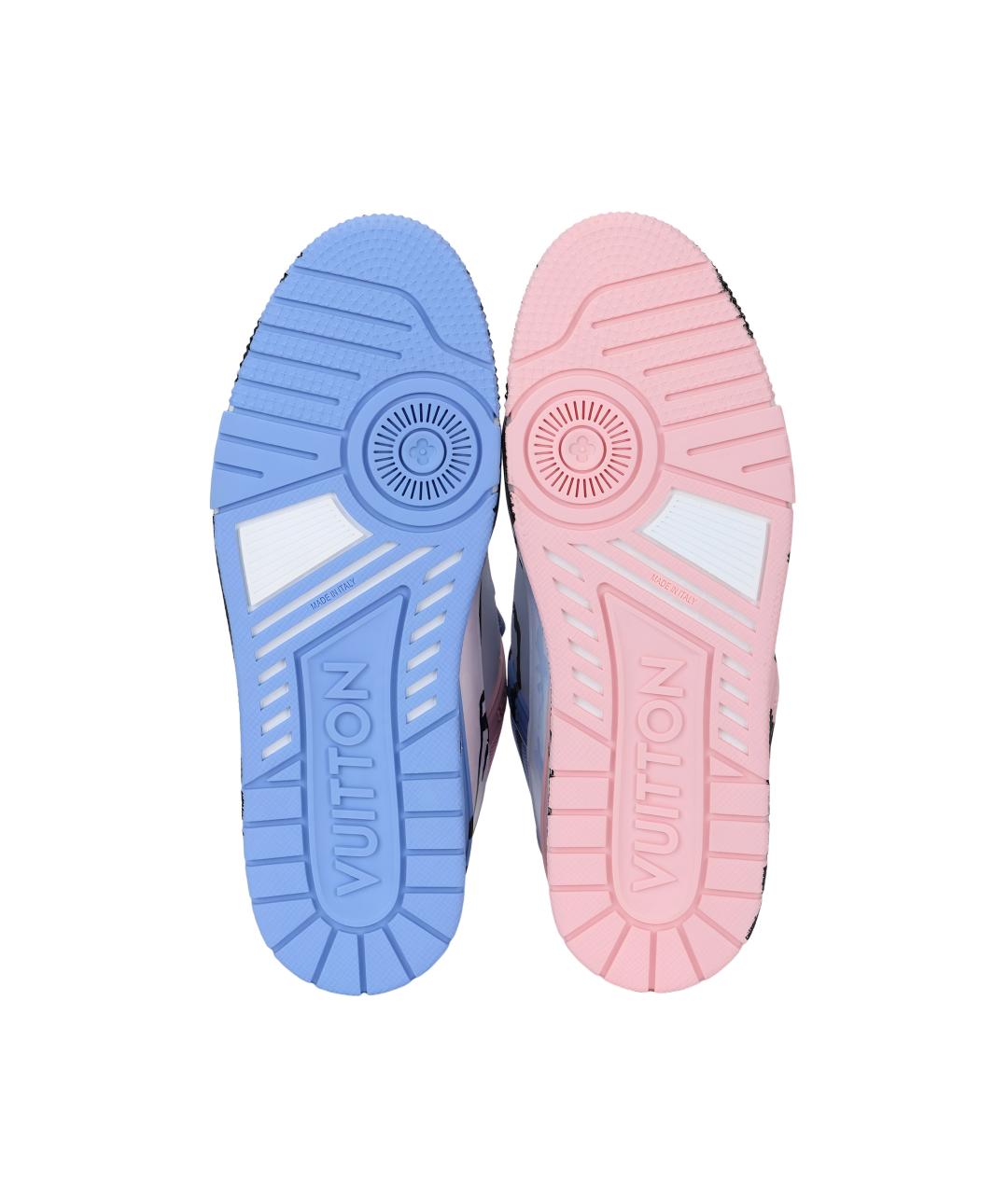 LOUIS VUITTON Мульти кожаные кроссовки, фото 4