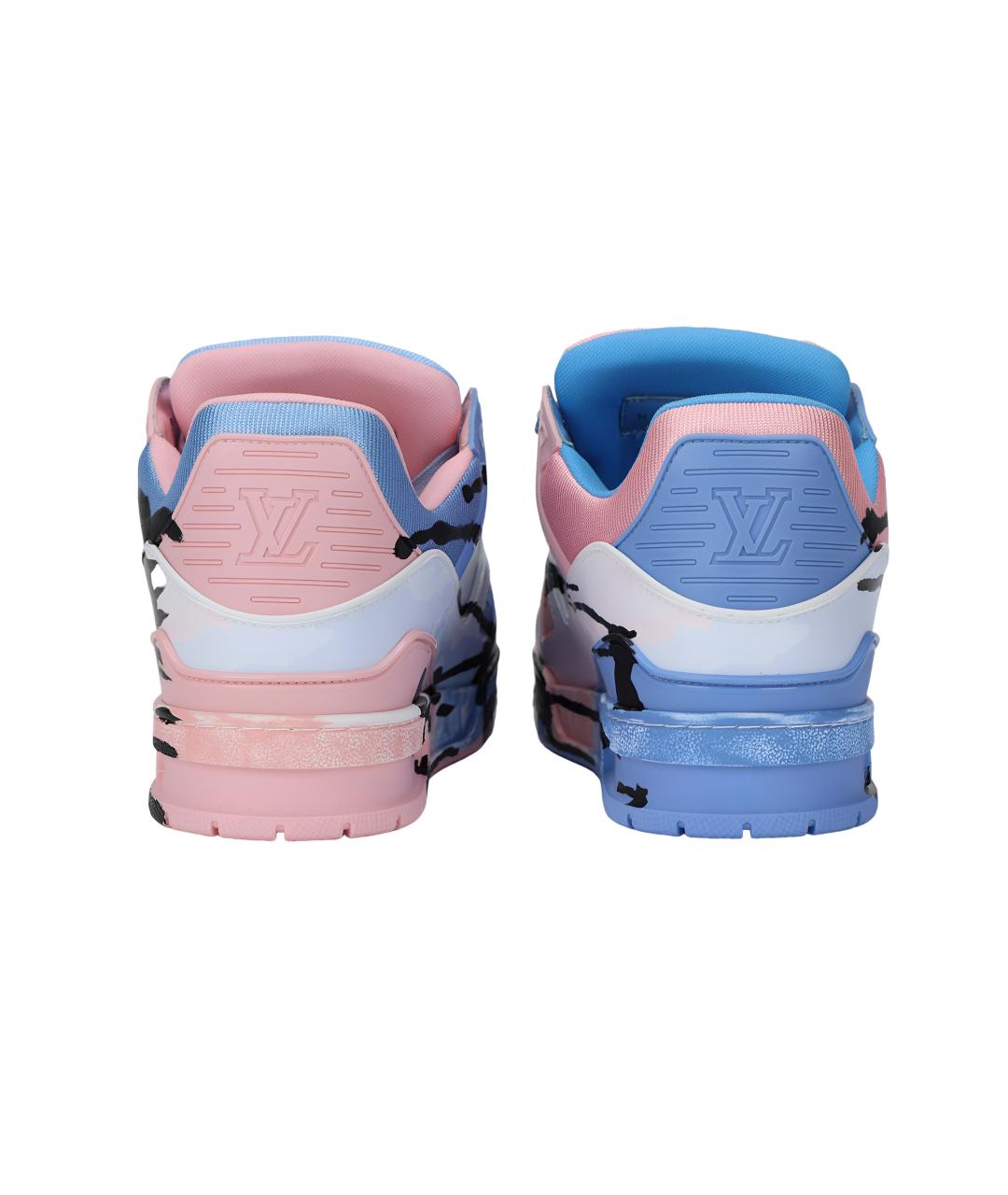 LOUIS VUITTON Мульти кожаные кроссовки, фото 3