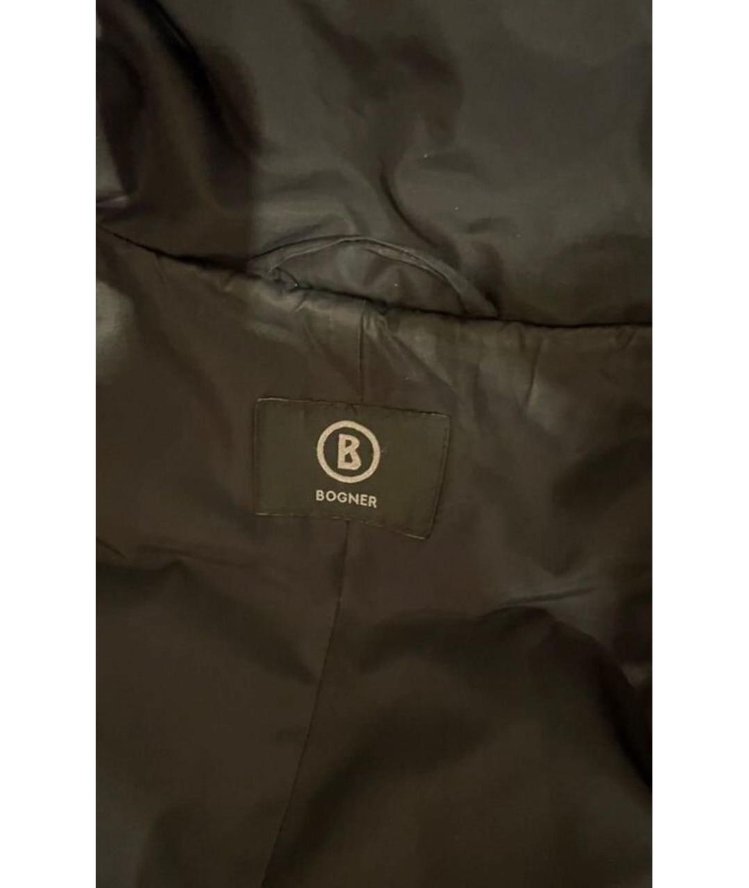 BOGNER Черная полиэстеровая куртка, фото 4