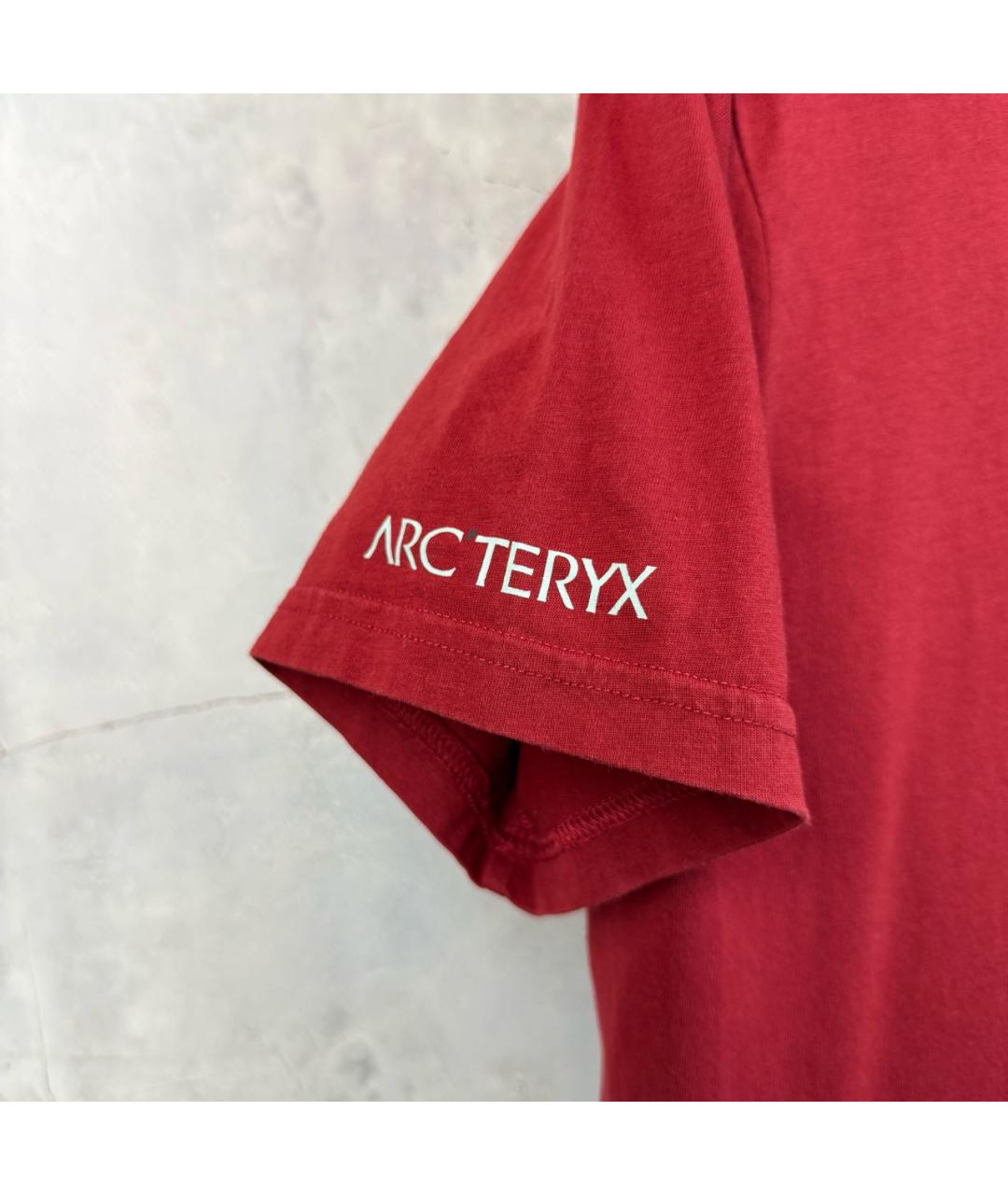ARCTERYX Бордовая футболка, фото 7