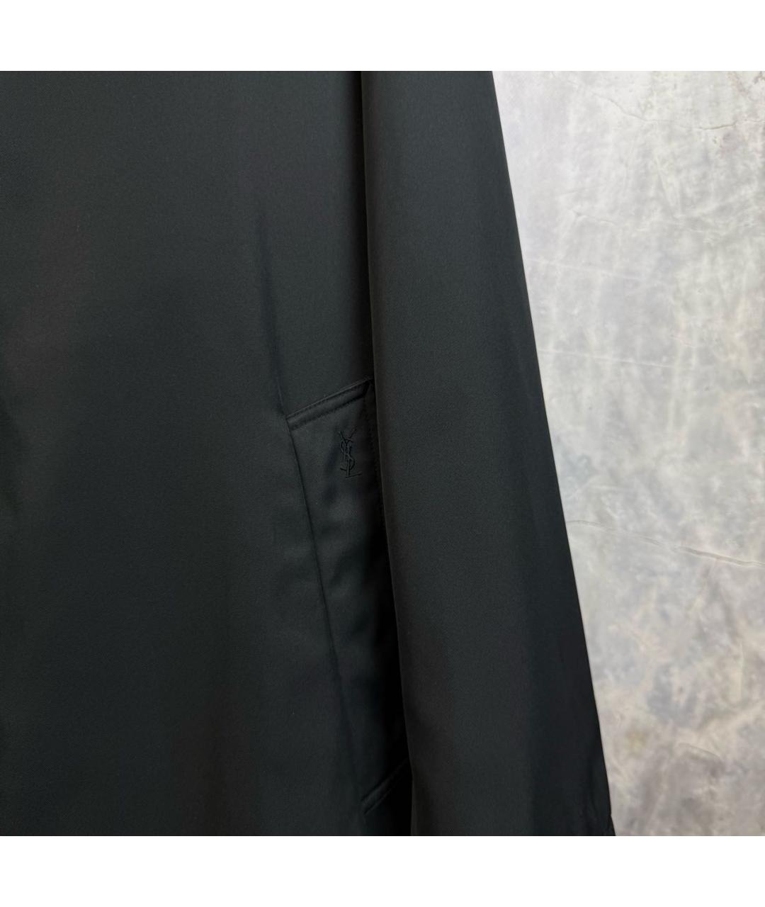 SAINT LAURENT Черная куртка, фото 4