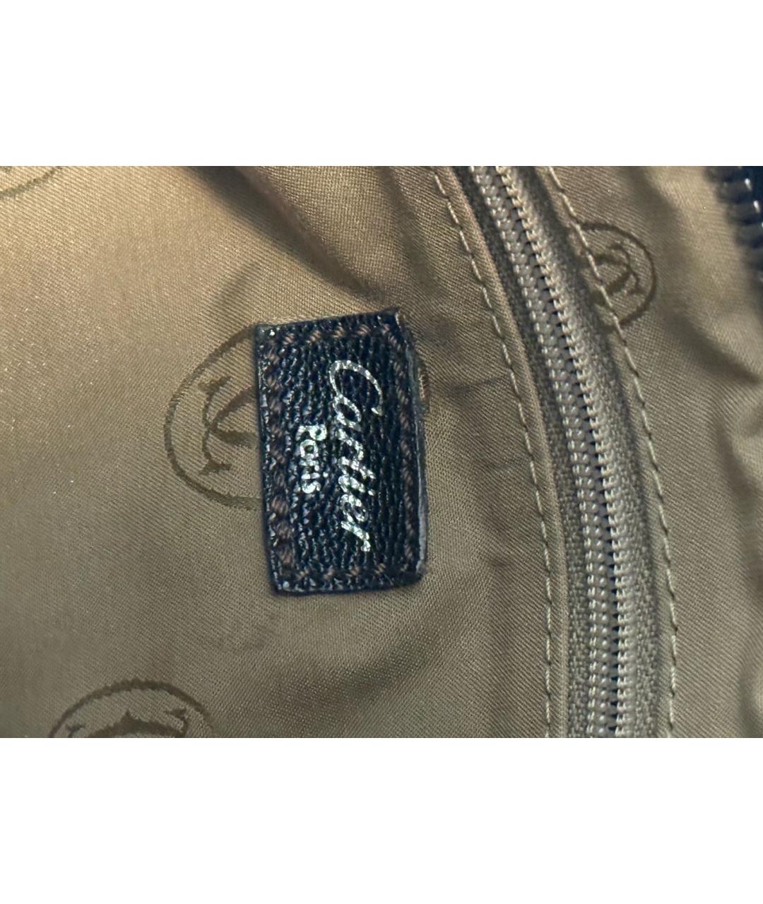 CARTIER Черная кожаная сумка с короткими ручками, фото 3