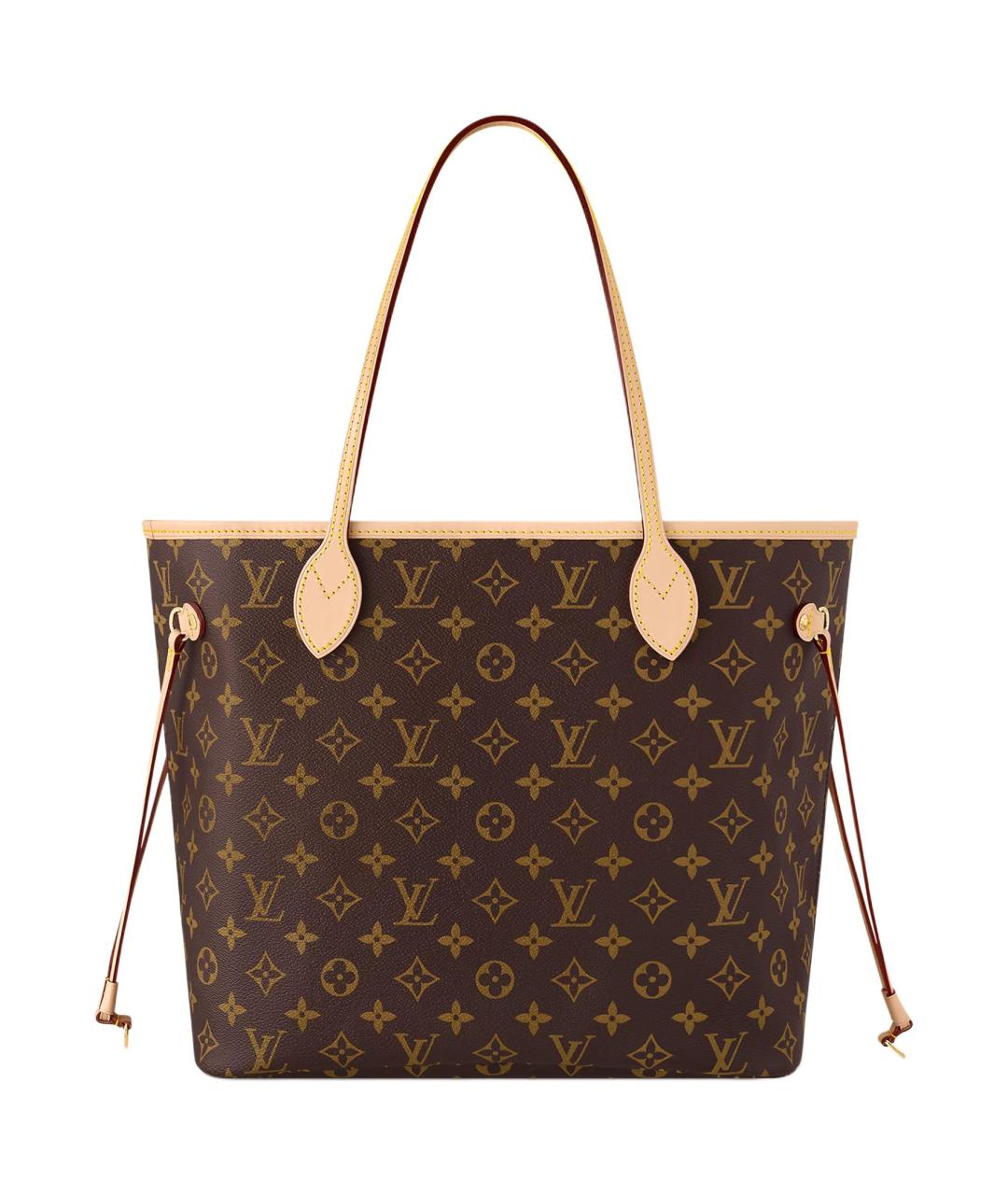 LOUIS VUITTON Коричневая кожаная сумка тоут, фото 1