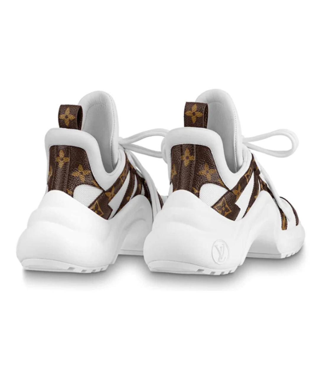 LOUIS VUITTON Белые кроссовки, фото 4