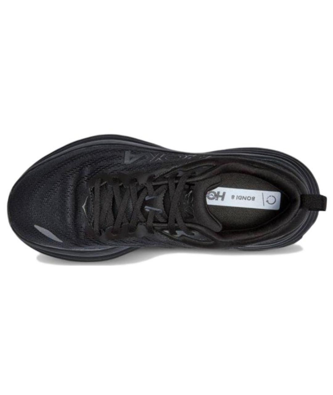 HOKA Черные текстильные высокие кроссовки / кеды, фото 3