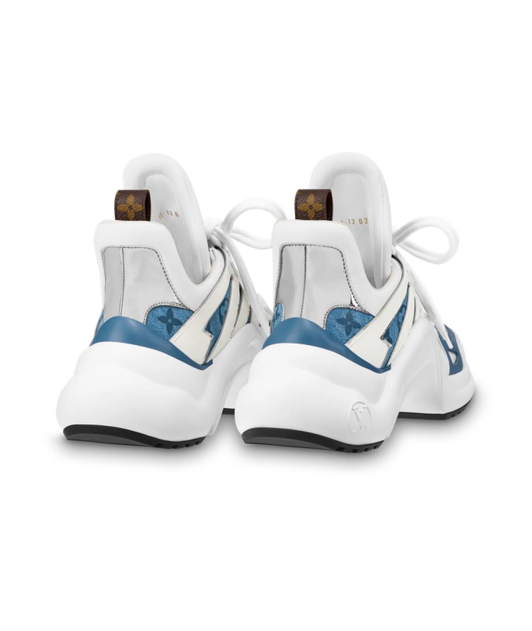 LOUIS VUITTON Белые кроссовки, фото 4