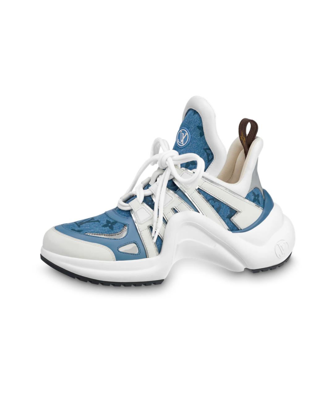 LOUIS VUITTON Белые кроссовки, фото 2