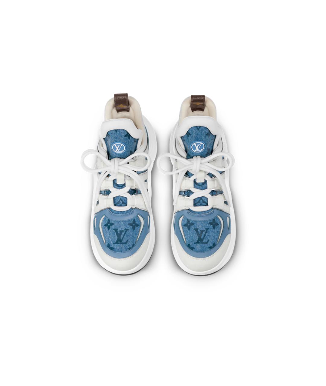 LOUIS VUITTON Белые кроссовки, фото 5