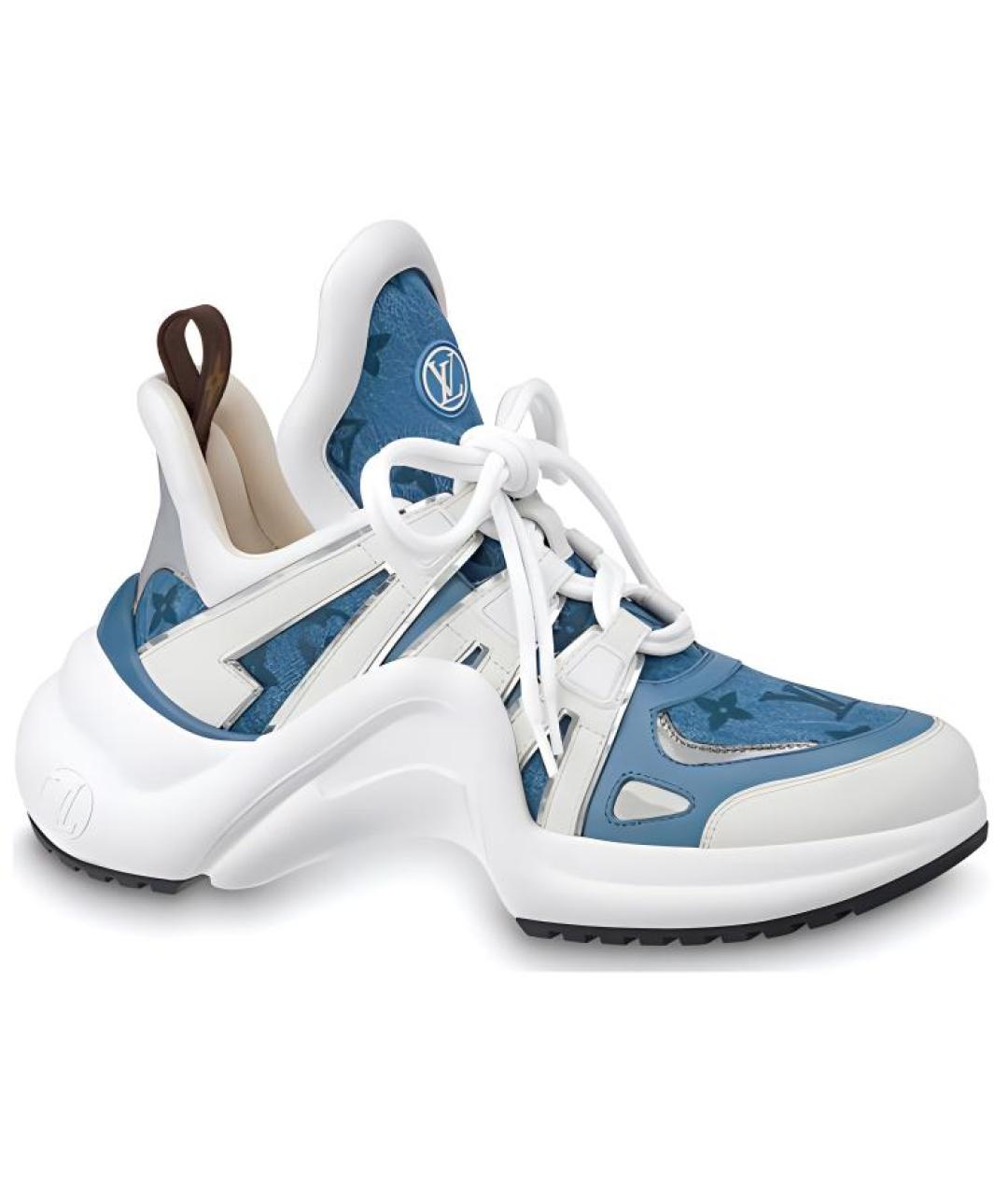 LOUIS VUITTON Белые кроссовки, фото 1