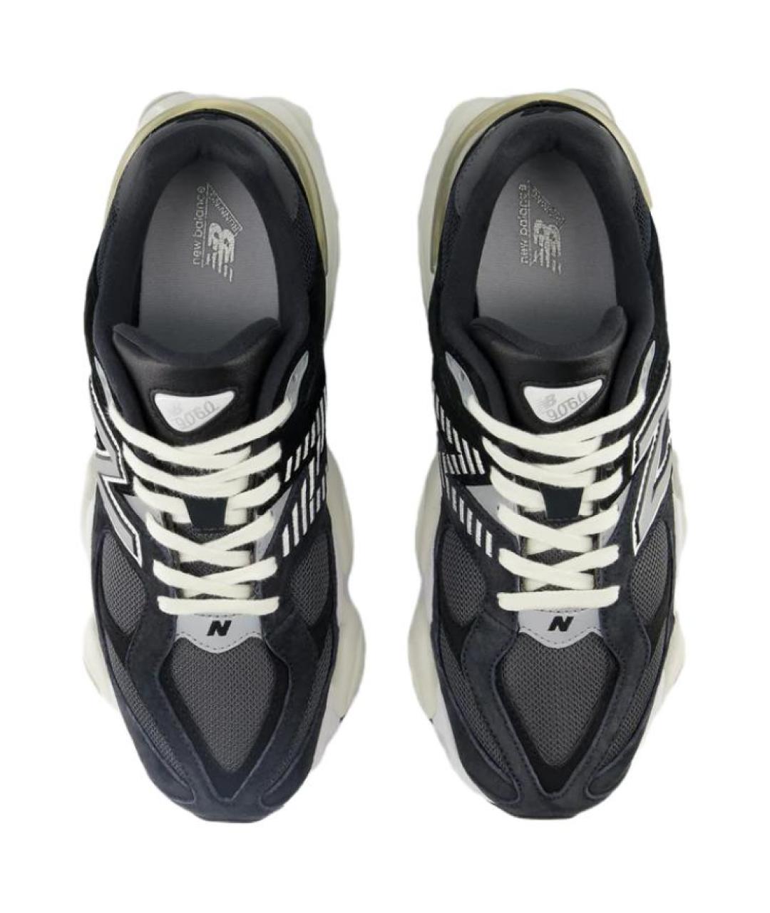 NEW BALANCE Черные текстильные низкие кроссовки / кеды, фото 4