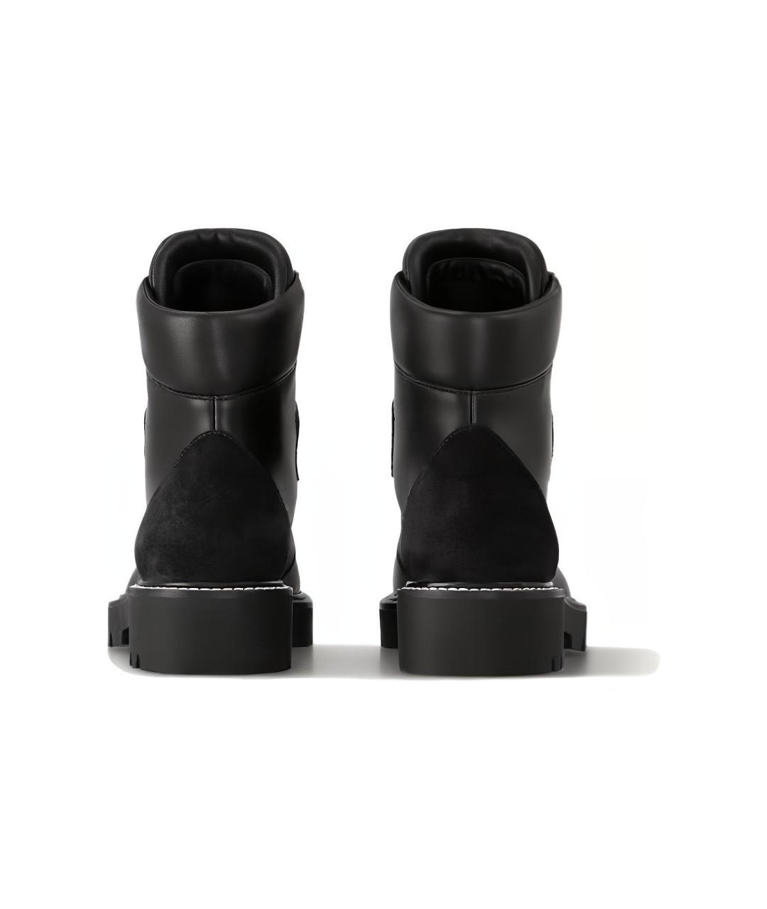 LOUIS VUITTON Черные кожаные ботинки, фото 5